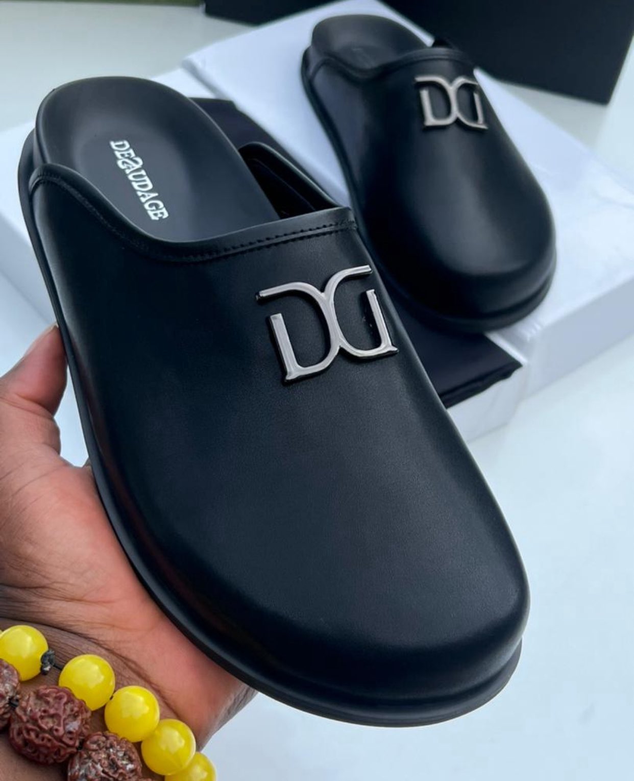 Degaudagé Men's Leather Half Shoe