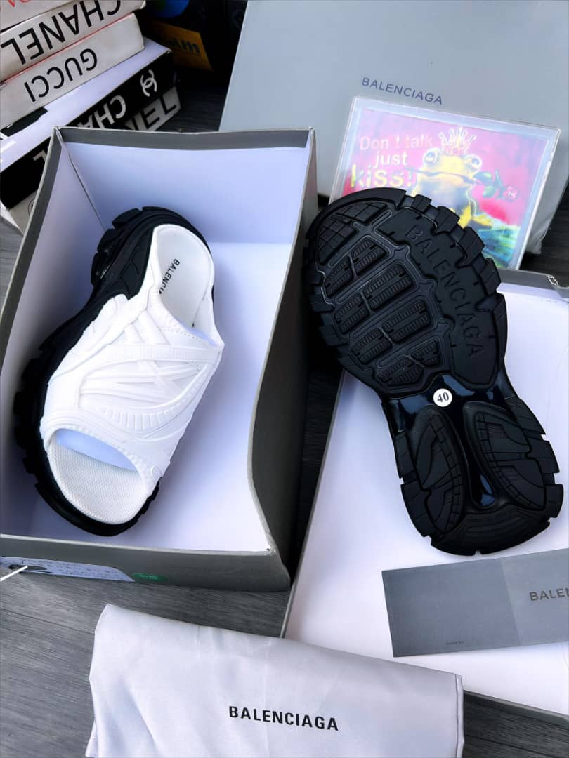 Iconic Balenciaga Track Slides