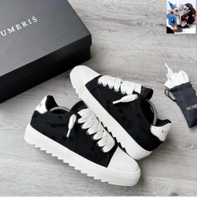 Numeris Atelier “Vintage Denim Black” Sneakers – Premium Street Style | Splendourman