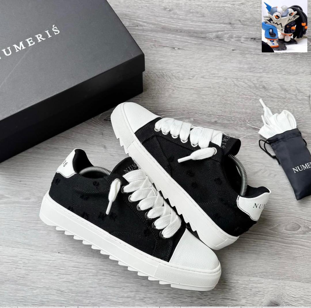 Numeris Atelier “Vintage Denim Black” Sneakers – Premium Street Style | Splendourman