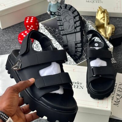 Alexander McQueen Sandals – Bold Luxury Style | Black
