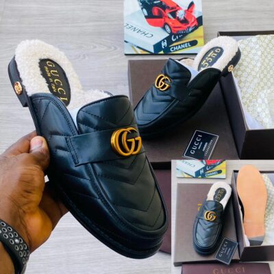 Gucci Princetown Leather Half Shoe