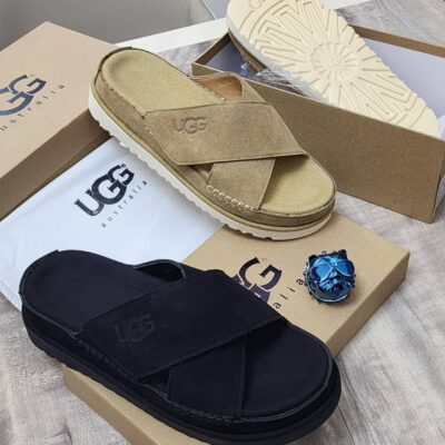 UGG Criss Cross Canvas Platform Slides | Effortless Elevation