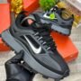 Nike Bailleli Black and Grey Mesh Sneakers