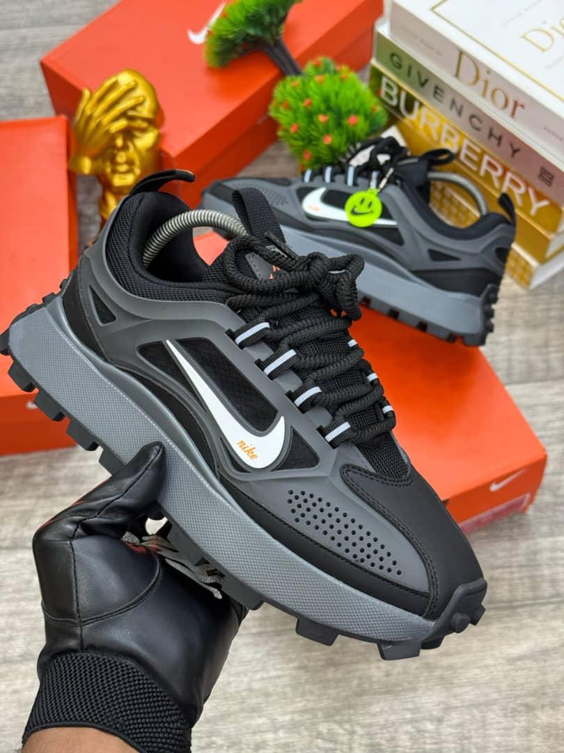 Nike Bailleli Black and Grey Mesh Sneakers