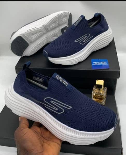 Skechers GOwalk Slip-On Walking Shoes - Navy Blue