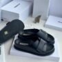 Jil Sander Black Leather Slide Sandals – Luxury Minimalist Men’s Slides