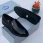 Genio Black Leather Men’s Loafers