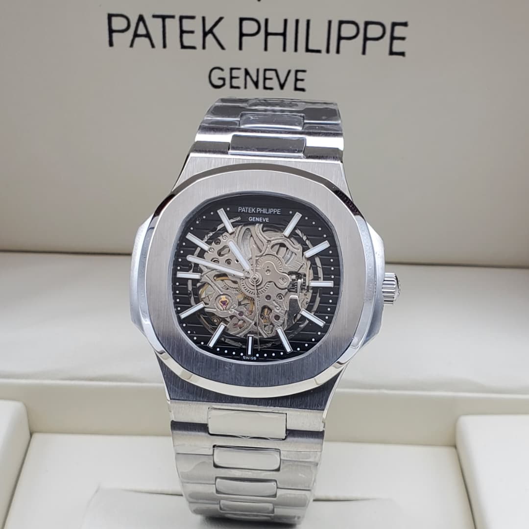 Patek Philippe Men’s Nautilus Automatic Open-Heart Watch