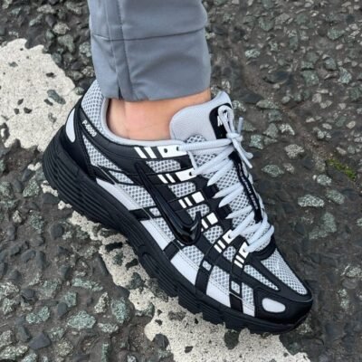 Black and White Nike F-6000 Series Sneakers for Men | Splendourman