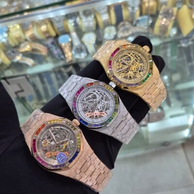 Rainbow Gemstone Luxury Watches