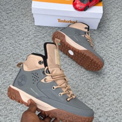 Timberland Grey and Brown Sturdy Sole Shoes